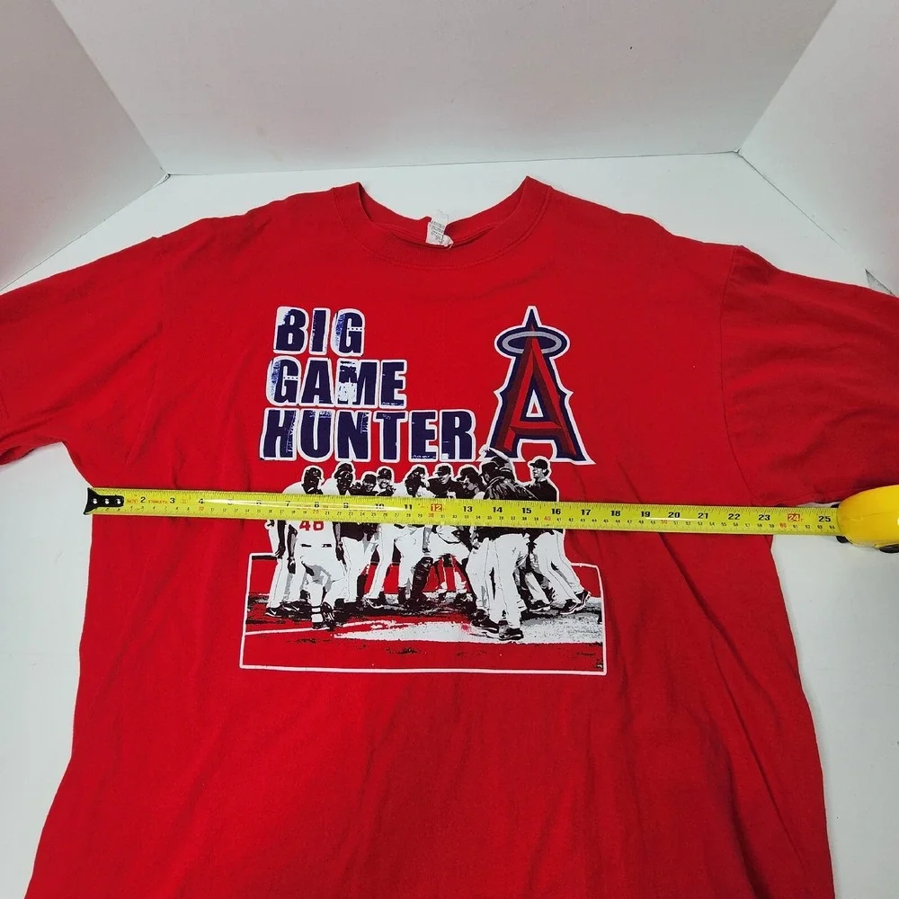 Stadium Giveaway Torii Hunter Los Angeles Angels MLB Big Game Hunter Size XL Red